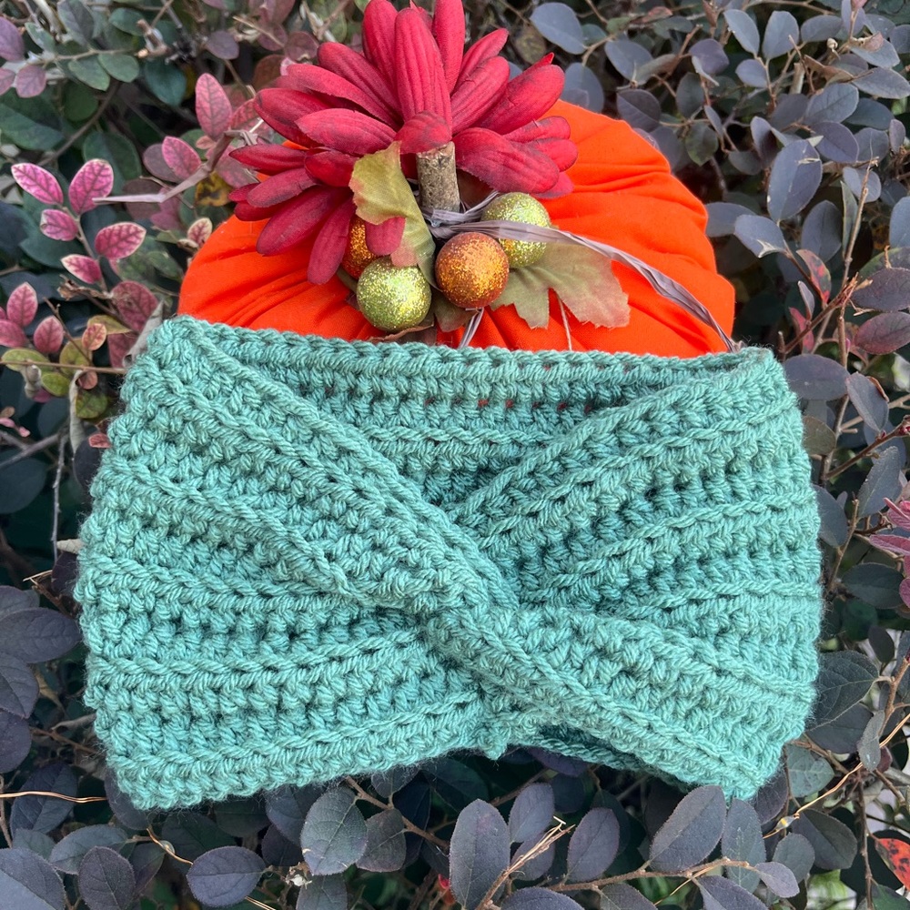 Handmade Crocheted Ear Warmers.  Available in various sizes and colors.